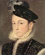 Francois Clouet Portrait of King Charles IX of France Sweden oil painting artist